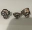 $1 reserve// 3 Vintage Skull Rings Carousel 1
