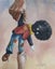 "Looking Back" Original watercolours. Carousel 5