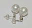White Teardrop 9.5 x 10.5mm Cultured Pearl Dangle Earrings Carousel 5