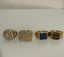$1 reserve// 4Pcs 18ct Real Gold Plated Titanium Steel Gemstone Rings Carousel 2