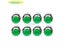8pcs 12v 33mm Led Arcade Button Kit Luminescent Silver For Arcade Jamma Pandora Carousel 5