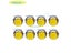 8pcs 12v 33mm Led Arcade Button Kit Luminescent Silver For Arcade Jamma Pandora Carousel 6