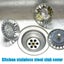 PLUG - Stainless Steal Sink Drain Strainer Waste Plug Stopper Carousel 4