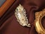 Elegant Peacock Feather Brooch with Pearl Accent Carousel 3
