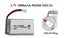 3.7V 1800mAh 903048 XH2.54 Lipo Rechargeable Battery Carousel 1