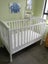 Babyhood Classic Curve Cot, White Carousel 1