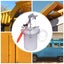 15 Lt Pressure Pot Set Spray Gun Tank Hose Gauge DIY House Paint Air Tools Carousel 7