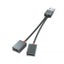 1 In 2 Out USB HUB Car Charger Cable For IPhone Android Carousel 3