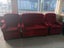 1461 3 PIECE RETRO LOUNGE SUITE RED Carousel 2