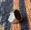 Vintage Navajo Solid Silver Thunderbird Ring-Blue Turquoise Carousel 3