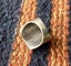 Vintage Navajo Solid Silver Thunderbird Ring-Blue Turquoise Carousel 6