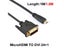 1M/1.8M Micro HDTV HDMI MicroHDMI HD To DVI DVI-D 24 1Pin Adapter Cables 3D Carousel 3