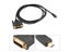 1M/1.8M Micro HDTV HDMI MicroHDMI HD To DVI DVI-D 24 1Pin Adapter Cables 3D Carousel 4