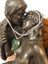 $1 Vintage Ponamu Greenstone Heart Pendant on 835 Sterling Box Chain 5.87gm Carousel 3