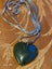 $1 Vintage Ponamu Greenstone Heart Pendant on 835 Sterling Box Chain 5.87gm Carousel 4