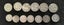 Australian Silver six and three pence coins 50’s and 60’s Carousel 1