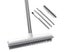 Rubber Broom Carpet Rake with Squeegee Long Handle for Pet Hair Fur Remover B Carousel 1