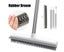 Rubber Broom Carpet Rake with Squeegee Long Handle for Pet Hair Fur Remover B Carousel 2