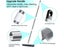 Rubber Broom Carpet Rake with Squeegee Long Handle for Pet Hair Fur Remover B Carousel 4