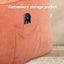 Marlow Bean Bag Chair Cover Suede Indoor Home Game Lounger Seat Lazy Sofa Tan Carousel 5