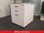 White Office Pedestal, White Office Drawer, No Key Carousel 1