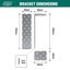 Carinya 150 x 50 x 40 x 2mm Galvanised Angle Make-A-Bracket 4PCS Carousel 2