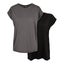 Urban Classics 2x Ladies Extended Shoulder Tee SIZE - Extra Small Carousel 1