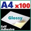 100 Sheet Printable Glossy Self Adhesive A4 Sticker Paper Printing Label Carousel 2