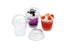 10pcs DIY Boba Charms Plastic Cups Miniature Frappuccino Cup With Dome Lid Doll Carousel 3