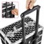 Makeup Case Portable Cosmetic Trolley Carousel 18