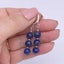 Silver Drop Earrings "Ardesia" (Lapis Lazuli) Carousel 3