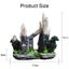 Aquarium Snow Mountain View with Step and Rock Cave Fish Tank Decor Carousel 2