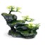 Fish Tank Ornament Artificial Mountain View Stone with Moss Tree Carousel 3