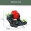 Fish Tank Mountain Decor with Waterwheel Artificial Aquarium Landscape-A Carousel 2