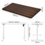 Motorised Standing Desk Height Adjustable Electric Sit Stand Table 120cm Carousel 3