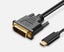USB-C to DVI Male to Male Cable Adapter For High Definition Displays Carousel 1