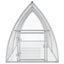 Rabbit Hutch Silver 300X105X120 Cm Galvanised Steel Txnopxn Carousel 5
