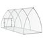 Rabbit Hutch Silver 300X105X120 Cm Galvanised Steel Txnopxn Carousel 7