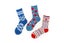 $1 R: x 5 Winter unisex pair French Retro Geometric Combination Art Socks. Carousel 4