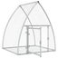 Rabbit Hutch Silver 100X105X120 Cm Galvanised Steel Txnopxi Carousel 4