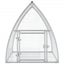Rabbit Hutch Silver 100X105X120 Cm Galvanised Steel Txnopxi Carousel 5