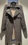 Italian uber chic shiny navy and beige striped coat - Carousel 3