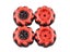 60mm Mecanum Wheel Omni Tire For TT Motor LEGOs Arduino DIY Robot Parts Carousel 5