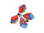 1-10Pcs Magic Wind Up Flying Butterfly In The Book Rubber Band Powered Magic Carousel 7