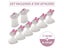 8PCS Toe Separators Set (Rabbits) For Nail Polish Pedicure Spacers Spreaders Carousel 1