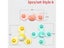 3pcs Child's Bathroom Bath Toy Fingertip Spinning Top Cartoon Animal Rotating Carousel 1