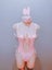 Pink Leopard Print Bodysuit Carousel 1
