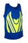 Cotton Reflective Workbrite Singlet - Royal Blue (Size: S) Carousel 1