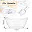Clear Plastic Boat Shaped Champagne Ice Bucket 5.5L Capacity Carousel 6
