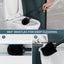 304 Stainless Steel Toilet Brush with Silicone Handle and Stand Carousel 3